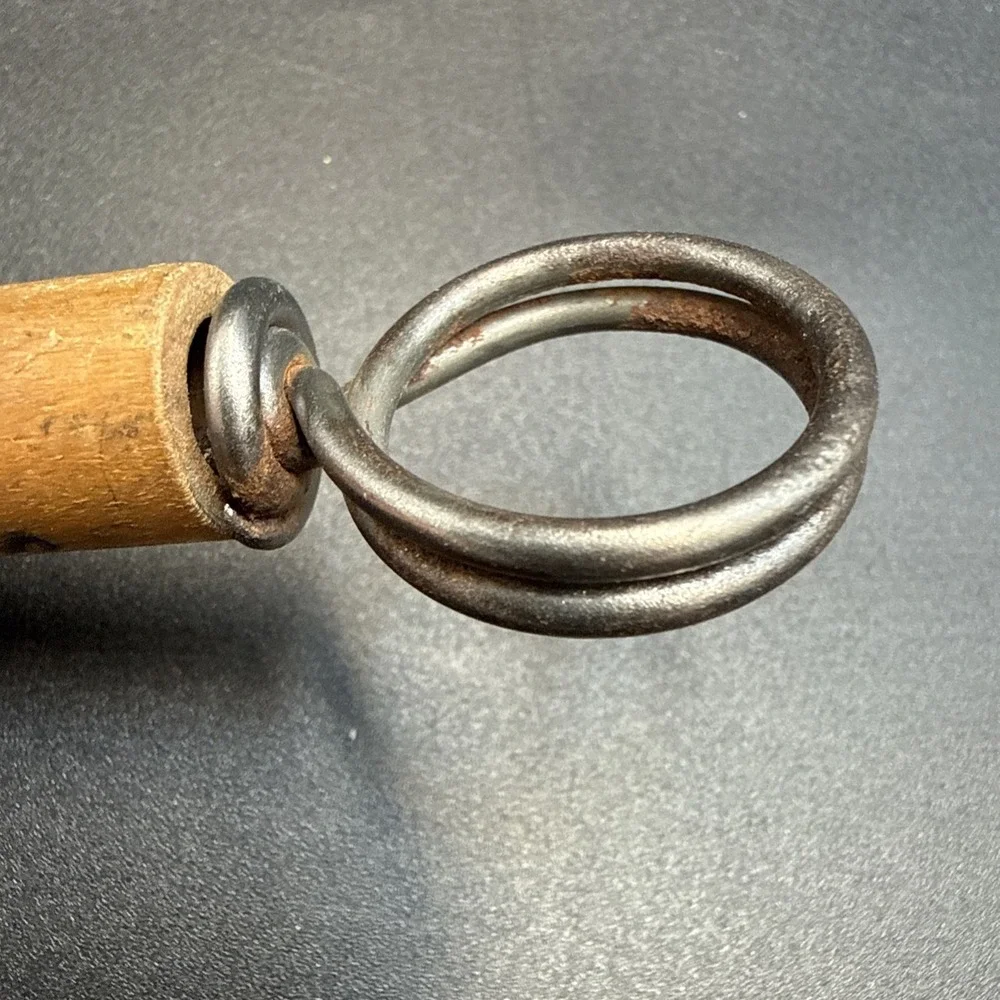 Vintage Wood Corkscrew Opener C&J Ginger Ale Beacon Ave. Lawrence MASS Adv.